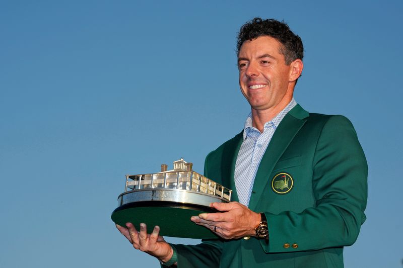 That's two straight Masters wins for Rory McIlroy, who's climbing through the list of golf's greats.