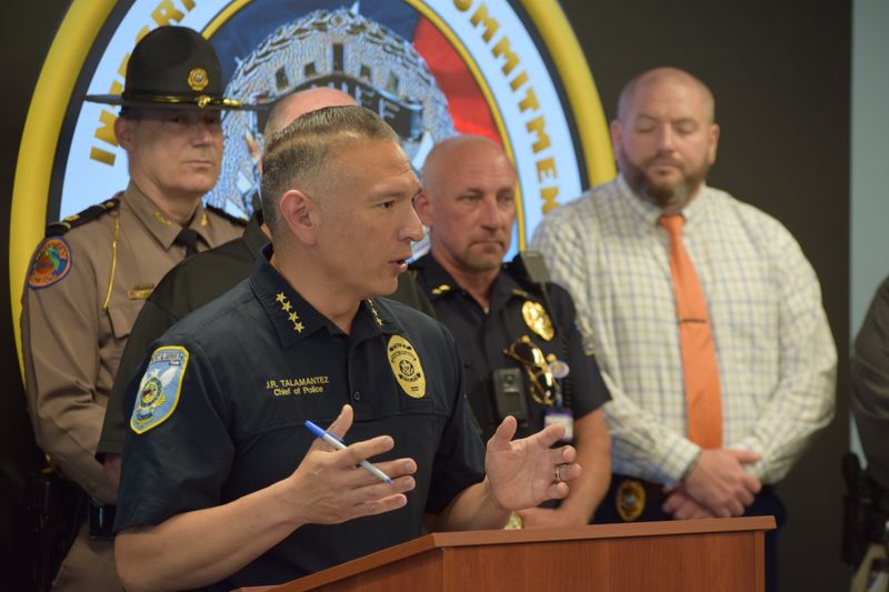 Officials held a press conference at the Panama City Beach Police Department on April 15 to talk about the success of the high impact period.