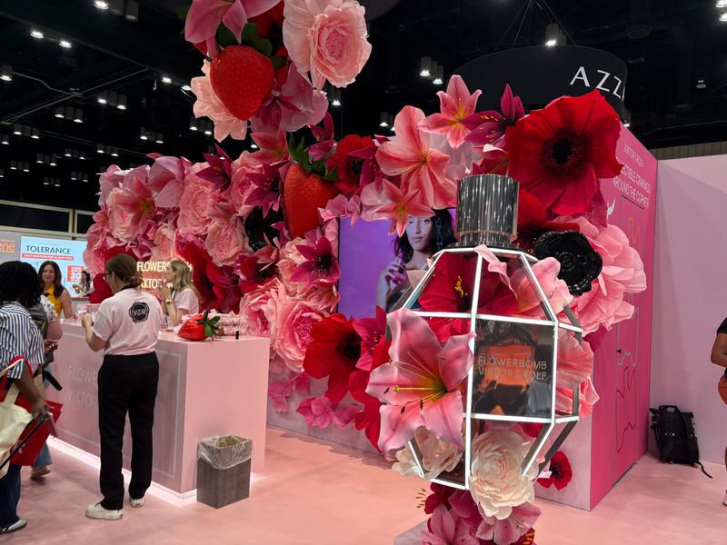 Flowerbomb by Viktor Rolf on display at Ulta Beauty World Thursday, April 16, 2026, at the Orange County Convention Center in Orlando, Florida.