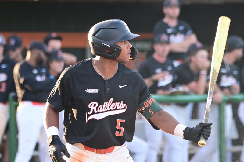Florida A&M Rattlers' William Brown prepares to bat against the Mississippi Valley State Delta Devils during an NCAA Southwestern Athletic Conference college baseball game against the Mississippi Valley State Delta Devils on Moore-Kittles Field in Tallahassee, Florida, Friday, April 17, 2026. In honor of Jackie Robinson Day, FAMU debuted new uniforms where all players wore No. 42 on the back of their jerseys to honor the man who broke the MLB’s color barrier.
