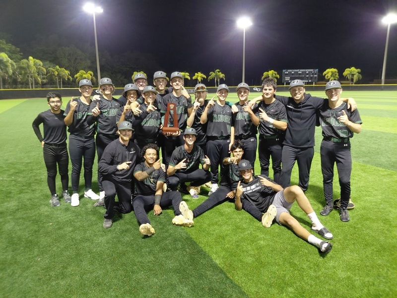 Palmetto Ridge win the District 5A-12 baseball title on Friday, April 17, 2026.