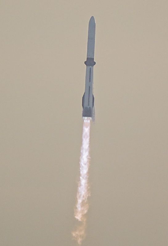 Blue Origin’s New Glenn rocket lifts off from Complex 36 at Cape Canaveral Space Force Station April 19, 2026. This is the second launch of the booster, named “Never Tell Me the Odds”. The rocket is carrying the BlueBird 7 satellite for AST SpaceMobile. Craig Bailey/FLORIDA TODAY via USA TODAY NETWORK