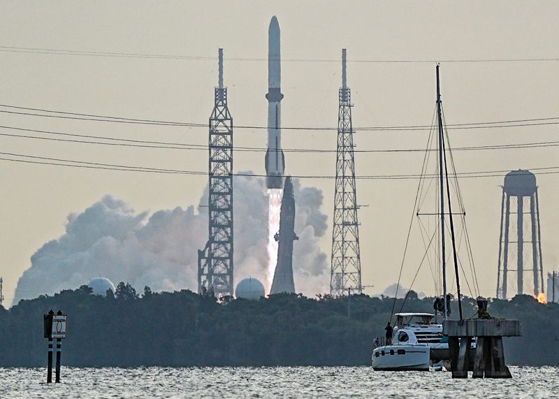Blue Origin’s New Glenn rocket lifts off from Complex 36 at Cape Canaveral Space Force Station April 19, 2026. This it the third launch of the booster, named “Never Tell Me the Odds”. The rocket is carrying the BlueBird 7 satellite for AST SpaceMobile. Craig Bailey/FLORIDA TODAY via USA TODAY NETWORK