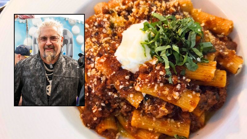 Alaina's rigatoni Bolognese with housemade ricotta played a starring role on Guy Fieri's "Diners, Drive-Ins, Dives" season 55 episode "Buns, Burgers, and Bolognese."