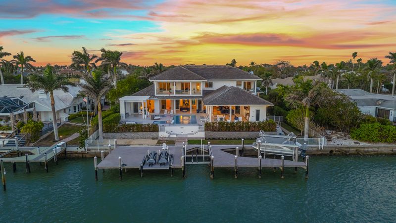 A waterfront estate at 1829 South Inlet Drive on Marco Island recently sold for $11,900,000, marking the highest sale on Marco Island this year