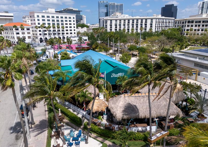 E.R. Bradley's Saloon on Flagler Drive on April 21, 2026, in West Palm Beach, Florida.