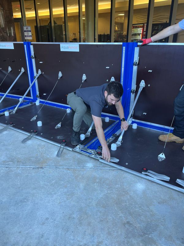 Naples Comprehensive Health has purchased a storm surge barrier system called AquaFence.