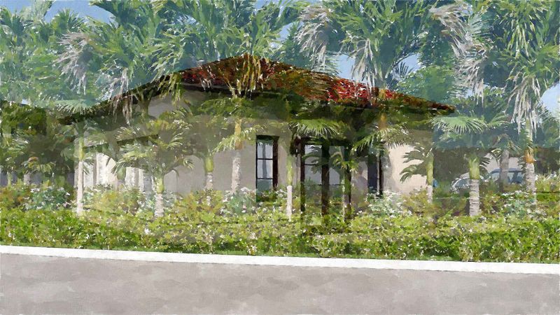 This updated rendering shows the design of a proposed new building at President Donald Trump's Mar-a-Lago Club. Palm Beach's Landmarks Preservation Commission on April 22 approved the design of the building to hold two generators.