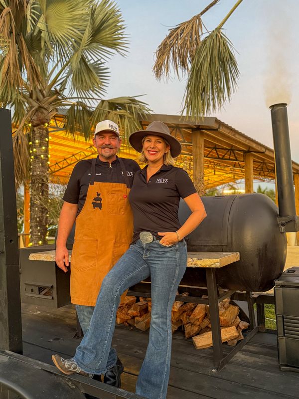 NEVS Barbecue owners are chef Tommy Nevill and his marketing guru wife Kelsey Nevill. They've known each other since fourth grade.