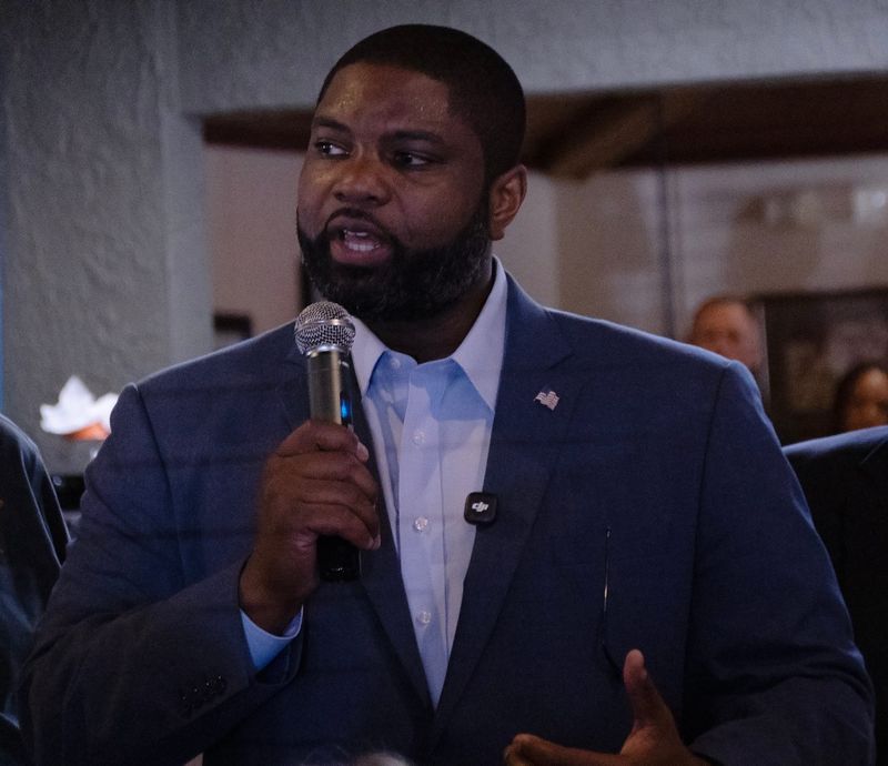 U.S. Rep. Byron Donalds, a Republican candidate for governor, pledged to "defend the Florida dream" when he spoke in a campaign rally April 24 at Reececliff Family Diner in Lakeland.