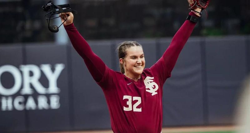 FSU softball pitcher Jazzy Francik throws her third-career no-hitter to lead the Seminoles to a 4-0 victory over Georgia Tech on Friday, April 24.