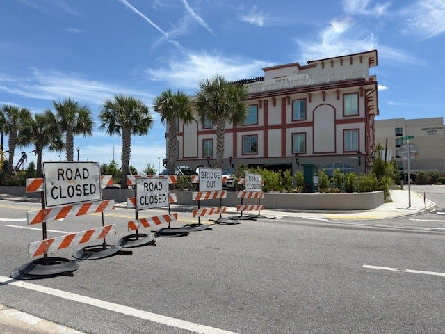 King Street from North Ponce de Leon Boulevard (U.S. 1) to Malaga Street Road closed to traffic for approximately seven months for bridge rehabilitation.