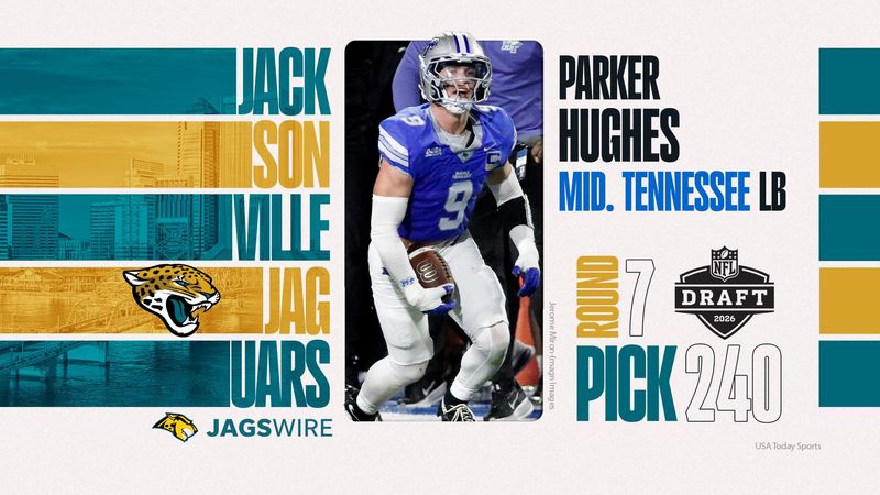 Jaguars pick Parker Hughes.