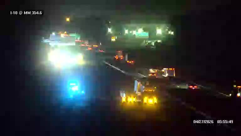 A fatal crash that also involves hazardous materials has closed all lanes on I-10 in Duval County April 27.