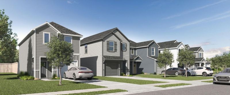 A concept rendering of single-family homes proposed in Phase 6 of Palm Coast's Sawmill development.