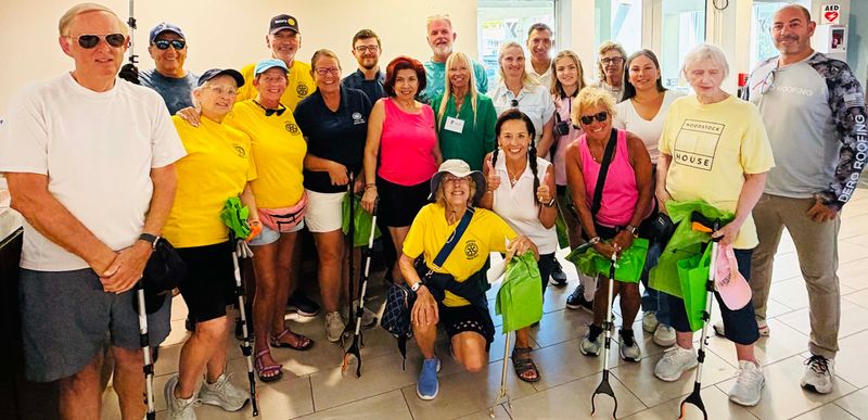 Volunteers from the YMCA of Collier County, alongside members of the Noontime Rotary Club, conducted a thorough campus cleanup.