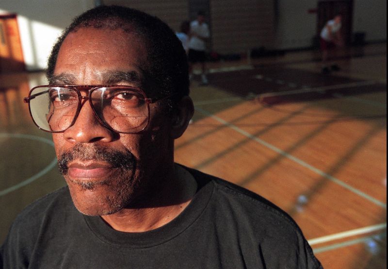 Floyd Andrews pictured in the Palm Beach Lakes gymnasium in November 1996.