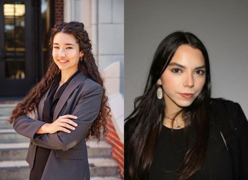 Justice Ulrich (left) and Salette Cambra (right) will serve as the FSView's masthead for the 2026-2027 school year.