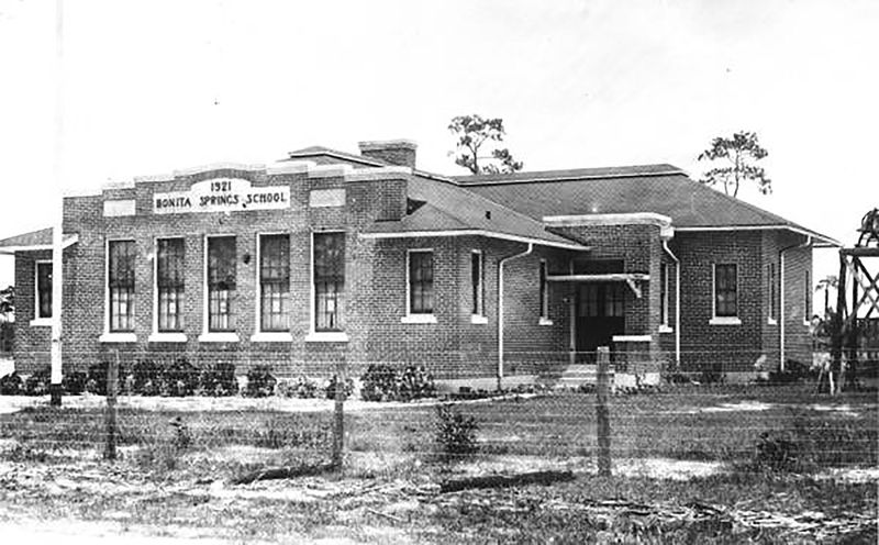 The Bonita Springs School was built in 1921.