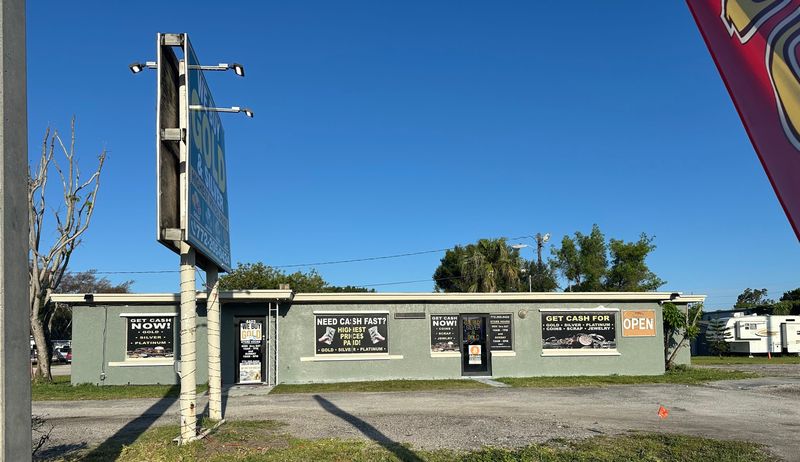 Fort Pierce Police the evening of April 28, 2026, investigated a fatal shooting at Cash Out Gold and Silver at 4603 S. U.S. 1 between West Midway and West Weatherbee roads. The business is shown here the morning of April 29, 2026.
