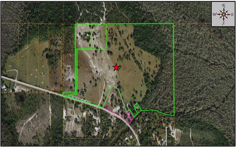 A graphic in the agenda packet for the April 28 School Board meeting shows the location of the property considered for purchase.