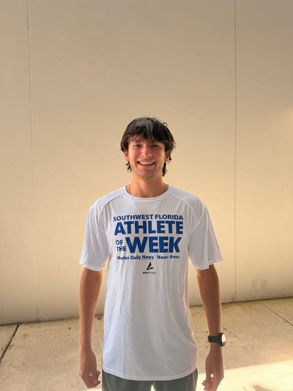 Aubrey Rogers track and field athlete Braden Turner was voted the Southwest Florida Boys Athlete of the Week by MY Shower Door for April 20-25, 2026.