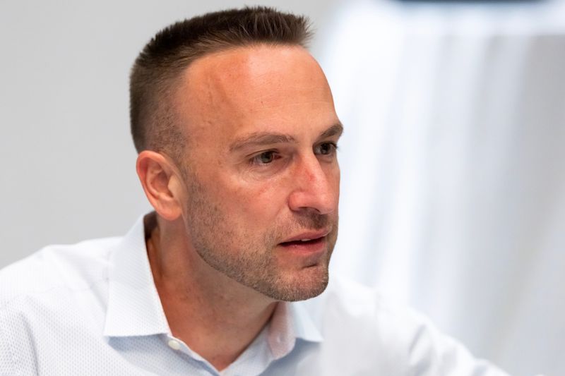 Mar 31, 2026; Phoenix, AZ, USA; Miami Dolphins head coach Jeff Hafley during the 2026 NFL Annual League Meeting at the Arizona Biltmore. Mandatory Credit: Mark J. Rebilas-Imagn Images