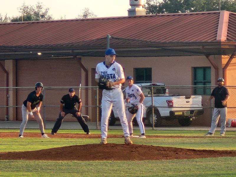 Park Vista Cody Wexler takes a breath before firing a pitch during the second inning of a regional matchup against Jupiter on May 1, 2026.