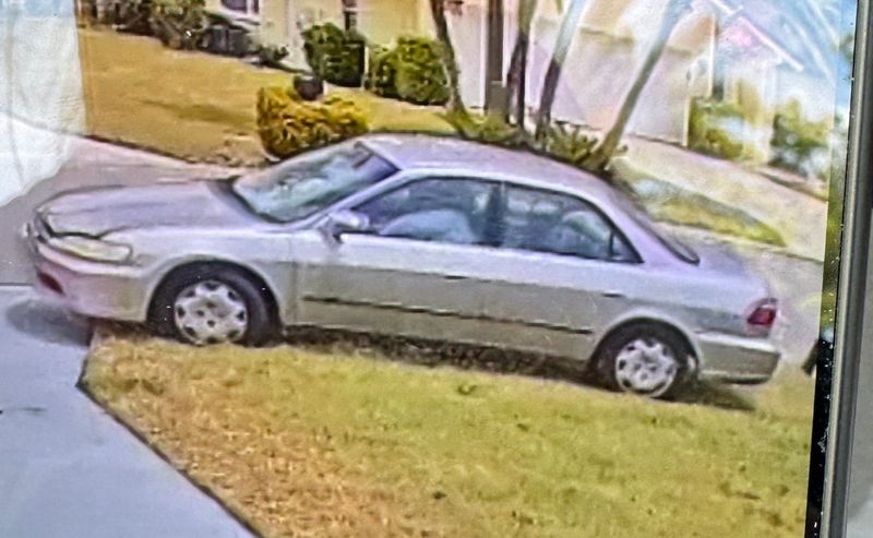 Photos released by the Bradenton Police Department show officers investigating a fatal hit-and-run crash in the 5600 block of 11th Avenue West and a surveillance image of the suspect vehicle after a 77-year-old woman was killed Friday, May 1, 2026.