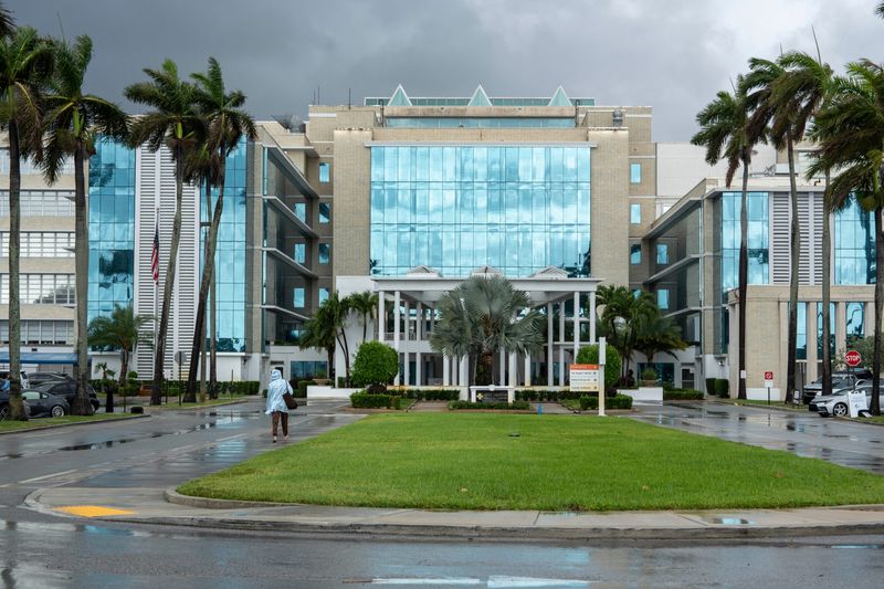 Good Samaritan Medical Center on May 4, 2026, in West Palm Beach, Florida.