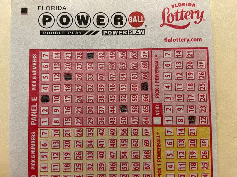A wild night of Powerball winners for Wednesday, April 29, 2026. 2 tickets from Indiana and Kansas split $143 million grand prize, and 89 other tickets won secondary prizes of $2 million or $1 million, according to Powerball online. Winning numbers were 3-19-35-51-67 and the Powerball was 15. Power Play was 2x. There were no second-tier winners in Florida. Powerball officials confirmed a pattern was made in number selection for so many of the secondary winners. Shown is a Florida Lottery Powerball ticket Monday, May 4, 2026, to show the April 29, 2026, winning numbers would not have made a “straight line of numbers” pattern.