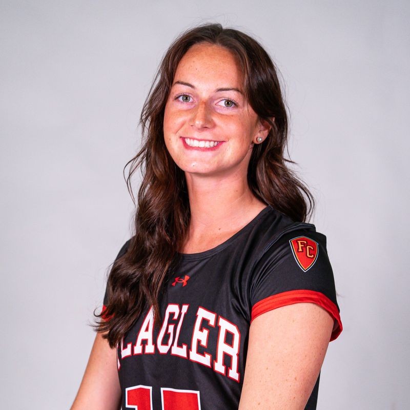 Flagler College senior Ella Pinder was the Gulf South Conference Attack of the Year in 2026.