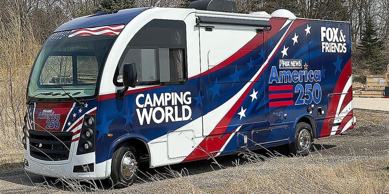 "Fox & Friends" is hitting the road to celebrate America 250 and doing a giveaway for fans in partnership with Camping World.