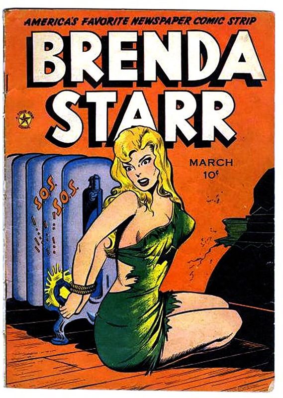 “Brenda Starr” #14, from Superior Publishing, 1948, art by Jack Kamen.