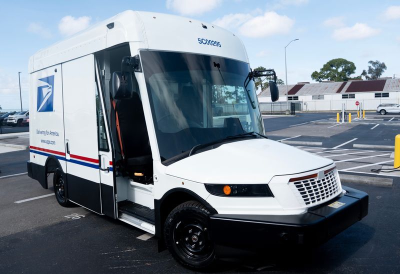 New United States Postal Service vehicles are displayed at the facility at Page Field in Fort Myers on Wednesday, May. 6, 2026. The USPS has made improvements and updates to the facility that include a sorter, new vehicles, new lighting along with improvements for employees of the facility that include updated restrooms and a break room.