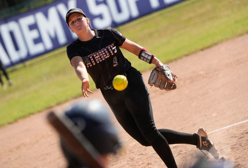 Master's Academy’s Aubrey Grall (9) in a Region 4-1A Quarterfinal against Merritt Island Christian, May 6, 2026.