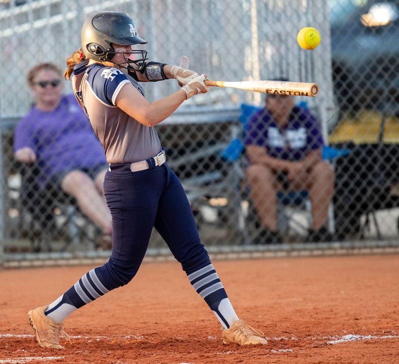 McKeel's McKayla Jackson bats against Tenoroc on Wednesday night in the Class 3A, Region 3 quarterfinals.