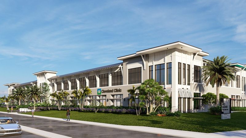 An artist's rendering shows the planned MedSquare medical office building at 190 SW Becker Road in Port St. Lucie.