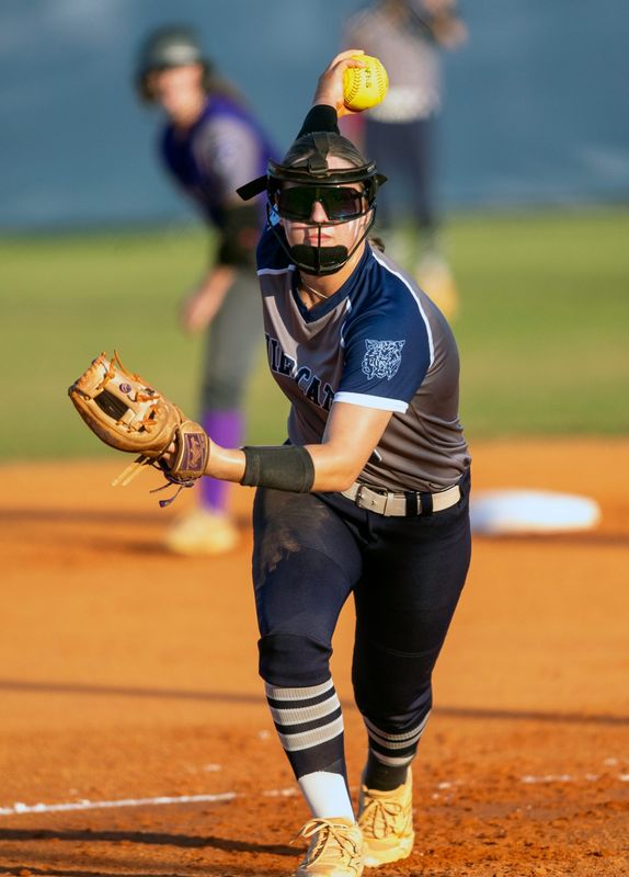 McKeel junior Chloe Lanier is the Wildcats' No. 1 pitcher.