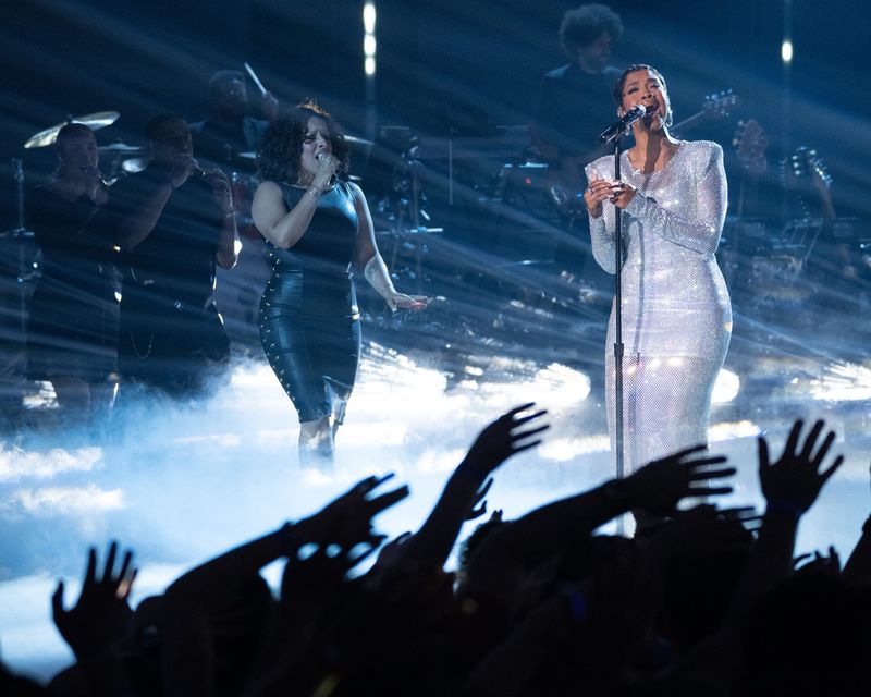 Keyla Richardson performs during "American idol" final on Monday, May 11. Richardson placed third in the competition.