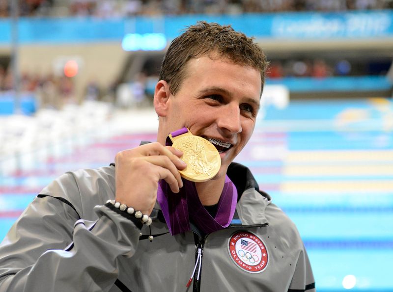 Ryan Lochte, shown during the 2012 Games in London, has won six gold medals during his Olympics career.