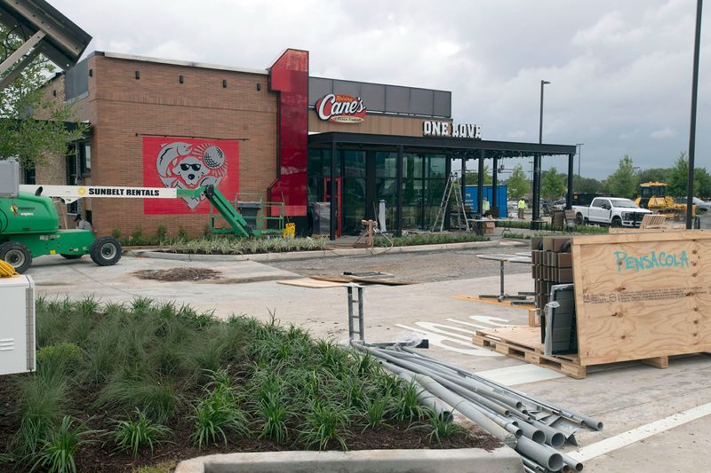 Construction of the new Raising Cane's restaurant at Cordova Mall is progressing, and an opening date announcement is coming soon.