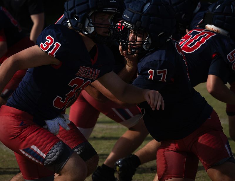 Bozeman High spring football practice in Panama City, Florida, May 5, 2026. (Tyler Orsburn/Panama City News Herald)