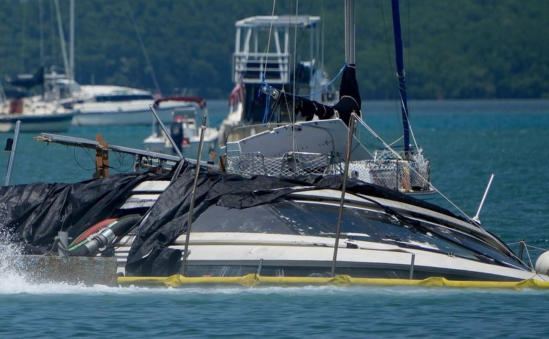 The $16 million mega-yacht, an Italian custom-made named Legacy, was once one of the most opulent and sleek sailing yachts and was crippled by a hurricane off Key West and eventually sunk in Fort Pierce near Derecktor Shipyards on May 8, 2026.