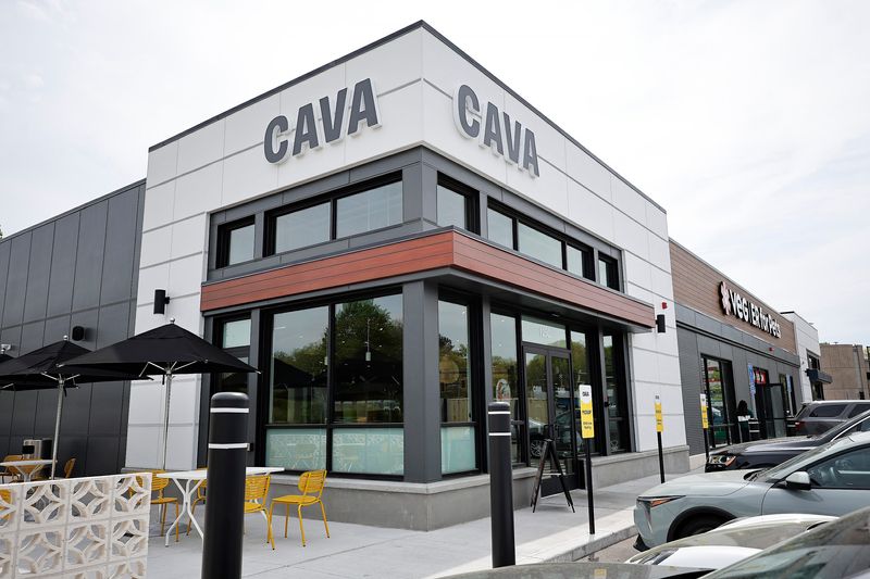 The new Cava Restaurant at 125 Union Street in Braintree
on Wednesday May 13, 2026