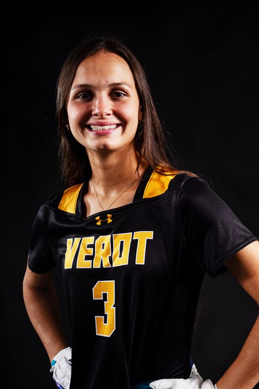 Bishop Verot senior Lila Dinkel is a Southwest Florida All-Area Flag Football selection.