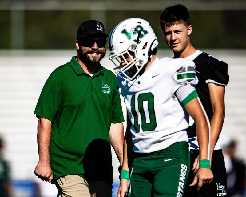 Lakewood Ranch beat host Bayshore 21-0 in a spring football game held Thursday, May 14, 2026. Lakewood Ranch football coach Scott Paravicini.