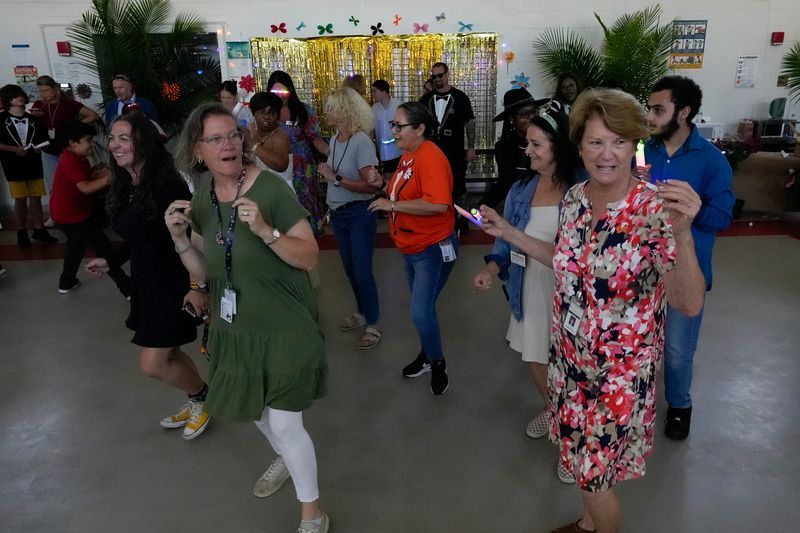 Wabasso School holds its first prom with the theme of ‘Enchanted Garden’, May 15, 2026, for their exceptional students in Indian River County. Staff members organized the prom in celebration of a meaningful and memorable school year, as they did not have a 2026 graduating class. The special education center school has 65 students from kindergarten to age 22, and specializes in individualized care geared toward the success and empowerment of the students' development.
