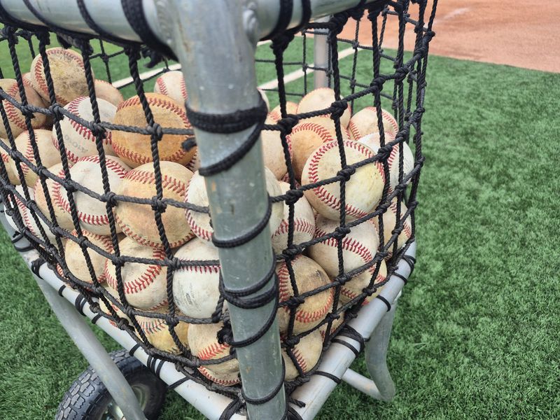 STOCK: Baseballs are pictured at high school baseball practice for St. Johns Country Day school in Orange Park, Florida, on May 11, 2026. [Clayton Freeman/Florida Times-Union]