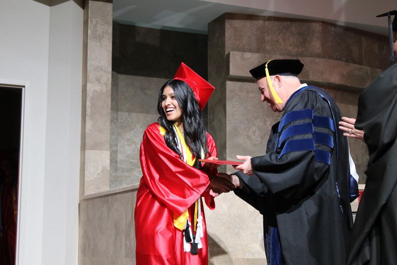 Shreya John was one of 72 seniors from Evangelical Christian High School who graduated on May 15, 2025 at the First Christian Church in Fort Myers.